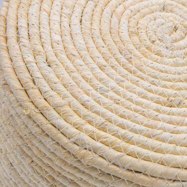 Підставка для ніг Spetebo Seagrass Vintage Natural - 30 см - Пуф у стилі бохо з натурального волокна - Підставка для ніг з джуту/Пуф як табурет/Підставка для ніг/Сходинка/Подушка для сидіння/Подушка для ніг/Сидіння