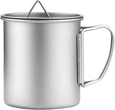 Кухонне обладнання для вулиці, дорожнє кухонне начиння, чашки для пиття, туристичні кружки, кемпінг, кава, приготування їжі, питна вода з кришкою, туристична кружка для вулиці, посудина для пиття 650 мл