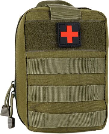 Аптечка сумка тактична аварійна сумка медична сумка аптечка аптечка на відкритому повітрі кемпінг портативна армійська зелена