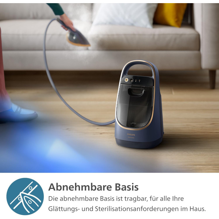 Універсальна прасувальна дошка Philips серії 8500 - Мультикутова прасувальна дошка, не пригорає, знімна основа, технологія подвійн