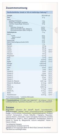 Г), наступна молочна суміш після 6 місяців, з крохмалем, натуральними молочнокислими культурами, GOS, Омега-3 (DHA, ALA), найкращої органічної якості, 2 Bio Combiotik (4 x 600