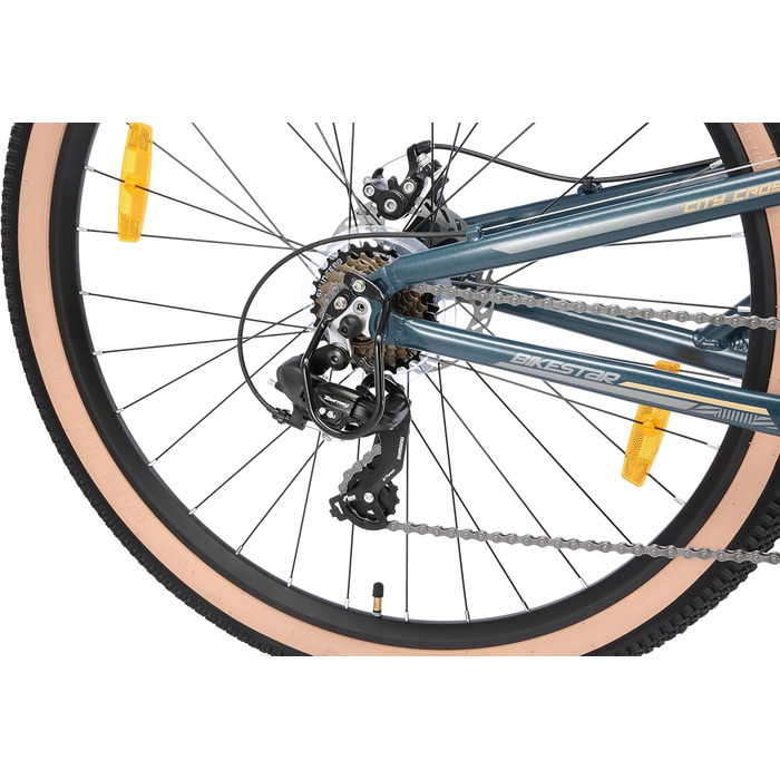 Повністю алюмінієвий гірський велосипед BIKESTAR з 21-швидкісною коробкою передач Shimano, дисковими гальмами, шинами 26, 27,5, 29 дюймів рама 16, 16,5, 17,5 дюймів БЕЗРИЗИКОВА ПРОБА Шини 29 дюймів рама 17,5 дюймів 29 дюймів синього кольору