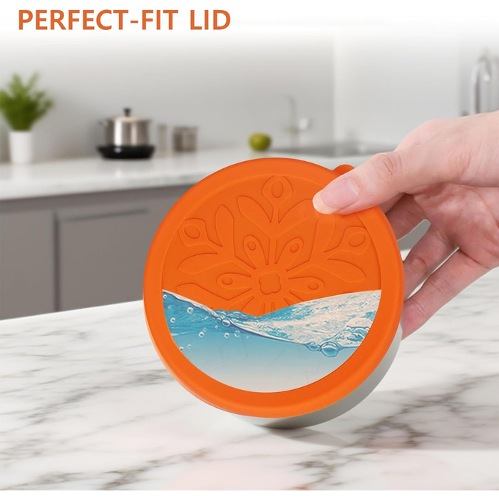 Набір контейнерів для зберігання продуктів з нержавіючої сталі з силіконовими кришками, ланч-бокс з нержавіючої сталі, штабелювана коробка для перекусів, ідеально підходить для зберігання продуктів вдома, на роботі та на свіжому повітрі, 6 різних розмірів