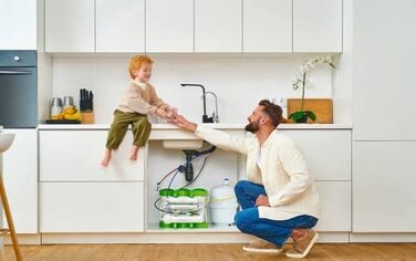 Система зворотного осмосу Pure Balance, фільтр для води з мінералізацією, система фільтрації питної води під раковину, підключення до будинку зворотного осмосу, система фільтрації для питної води