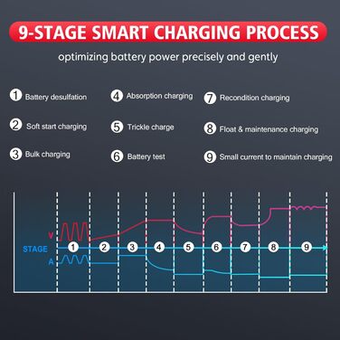 Зарядний пристрій для автомобільних акумуляторів HTRC 12V/24V, зарядні пристрої 20А для автомобільних акумуляторів, зарядний прист