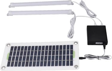 Ліхтар для кемпінгу потужністю 30 Вт з водонепроникним акумуляторним блоком, двома USB-портами 12 В/5 В для використання в наметах та на природі