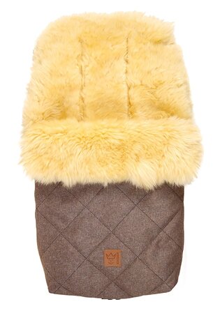 Муфта для ніг Nelly, шкіра ягняти медична, коричневий меланж коричневий меланж ука (1 пачка)