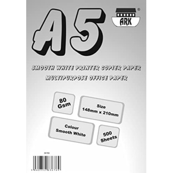 Щоденний папір ARK A5, 80 г/м, гладкий, білий, 500 аркушів 1