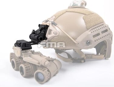 Тактичні мисливські окуляри нічного бачення GPNVG 18 та пластикове кріплення L4G24 NVG для страйкболу, чорного кольору