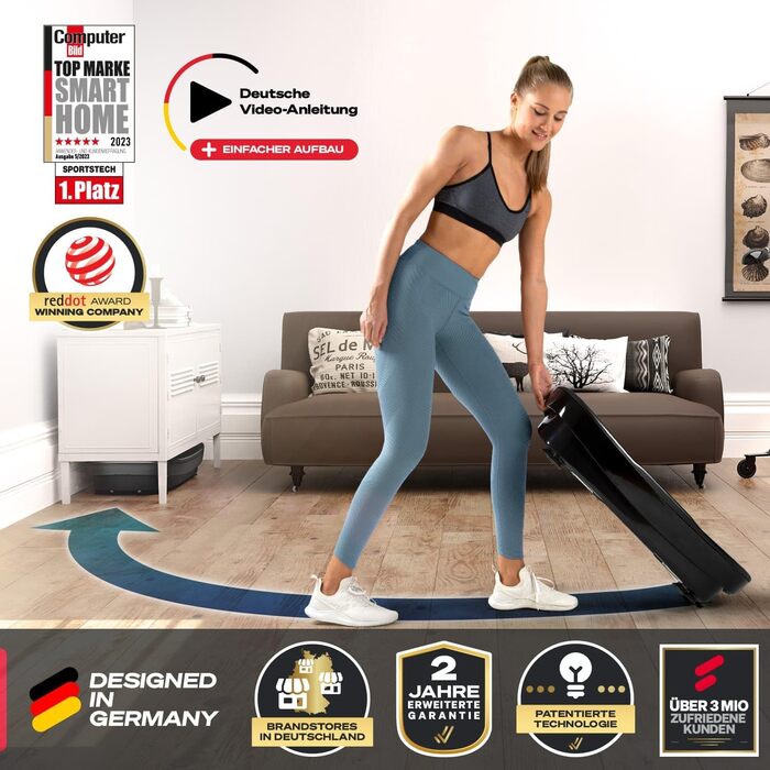 Віброплатформа Sportstech VP275 (німецький бренд, до 180 рівнів)
