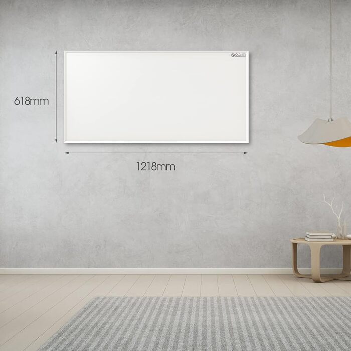 Інфрачервоний обігрівач Byecold з термостатом, 700 Вт, пульт дистанційного керування за допомогою застосунку, інфрачервоний настінний електричний обігрівач, енергозберігаюча настінна нагрівальна панель, енергозбереження, захист від перегріву