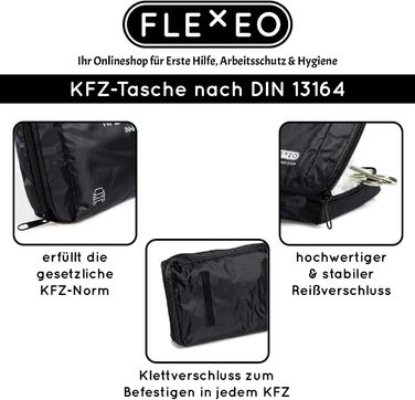 Автомобільна аптечка 2024 ДІЙСНА ДЛЯ ЄВРОПИ згідно StVZO чинний DIN 131642022 СЕРТИФІКОВАНИЙ вкл. 2 медичні маски для обличчя апте