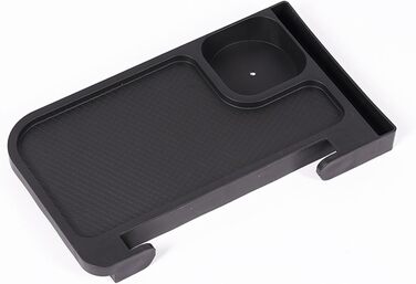 Бічний піднос для стільця, бічний столик на затискачі, бічний столик для кемпінгу, складний стілець з алюмінієвого сплаву, чорний