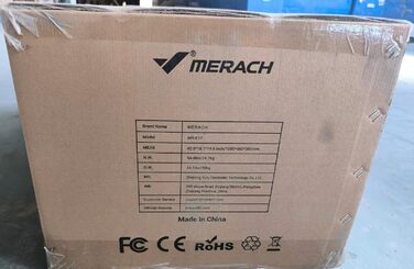 Водний гребний тренажер MERACH для домашнього використання, гребний тренажер з водонепроникністю 15 л, підключенням Bluetooth та додатків, тримачем для iPad, ергономічним сидінням, компактним вертикальним зберіганням, водний гребний тренажер 45