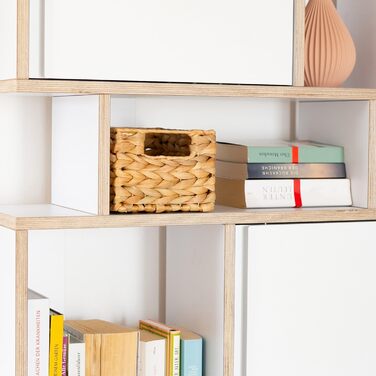 Кошик для зберігання HMF, сплетений з водяного гіацинта та морської трави Набір з 2 шт. Розмір S 22 x 17 x 12 см 2 шт. и