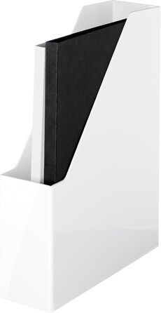 Настільний тримач для файлів HAN i-LINE 2 ПРЕДМЕТИ, елегантний, сучасний високоякісний настільний тримач для файлів зошитів, журналів та папок формату до DIN A4/C4, білий, 16501-12 (Білий, комплект з 4 предметів) комплект з 4 предметів білий