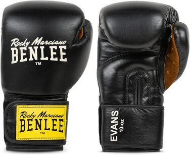 Шкіряні боксерські рукавички BENLEE Evans 12 oz чорні