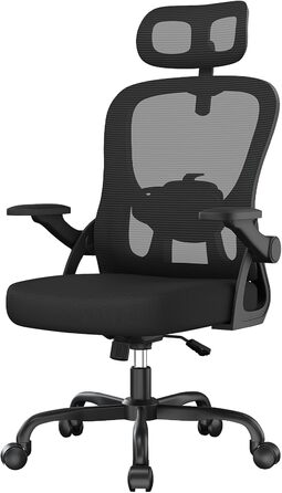 Ергономічне офісне крісло rattantree, сітка, чорний