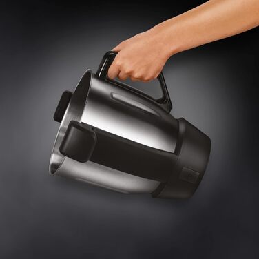 Кухонний комбайн Ufesa TotalChef RK7 з Wi-Fi, багатофункціональний кухонний робот з функцією приготування, кухонний робот 30 функцій, 4,5 л, 7-дюймовий сенсорний екран, інтерактивна книга рецептів, ексклюзив Storeo, сріблястий / білий