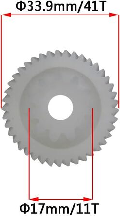 Шестерні запчастини для побутової електричної пластикової м'ясорубки Mcl02dv. для Moulinex. HV6, HV8, HV10. Tefal T-Fal, 5 шт.