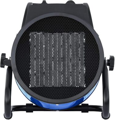 Тепловентилятор ALLEGRA PTC 3000 Вт Електричний вентилятор 230 В для дому та офісу Безпечний керамічний PTC обігрівач з термостатом та захистом від перегріву Портативний додатковий обігрівач