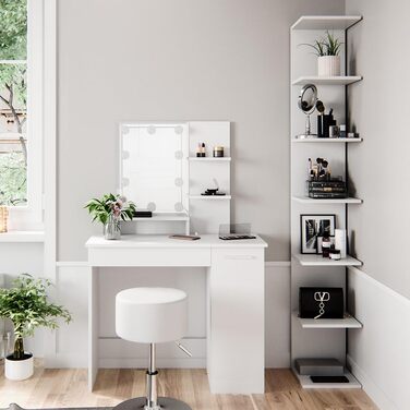 Настінна полиця Vicco Paolo, підвісна полиця, біла, 30 x 190 см, одинарна