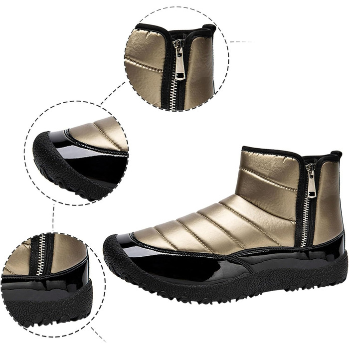 Чоловічі гумові чоботи універсальні, взуття на підкладці, чоловічі кросівки, зимові чоботи, на підкладці, водонепроникні, повсякденне взуття для активного відпочинку, флісова підкладка, теплі, протиковзка гумова підошва, м&39яка підошва для довгих відстан