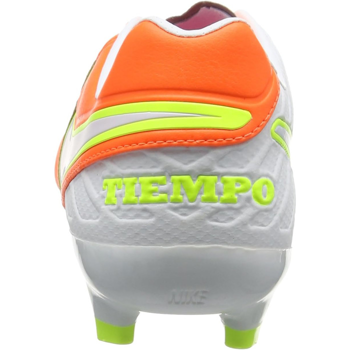 Жіночі футбольні бутси Nike Tiempo Legacy II FG, розмір 42 EU, помаранчеві, темно-сині, білі, вольтові, гіперрожеві