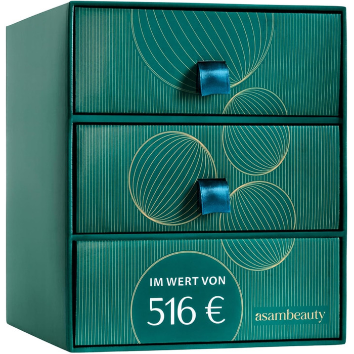 Адвент-календар M. Asam PREMIUM 2025 Адвент-календар вартістю 516 євро з 24 повнорозмірними б&39юті-сюрпризами, різдвяний календар краси з доглядом за шкірою, волоссям та тілом 03 - 2025 - PREMIUM Календар