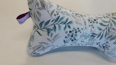 Кістка для читання Martinshof Manufactory, подушка для шиї з трав/листя, кістка для шиї, подушка для читання, кістка для читання, підставка для книги, розслаблююча подушка, підтримка шиї, ергономічна, бавовна