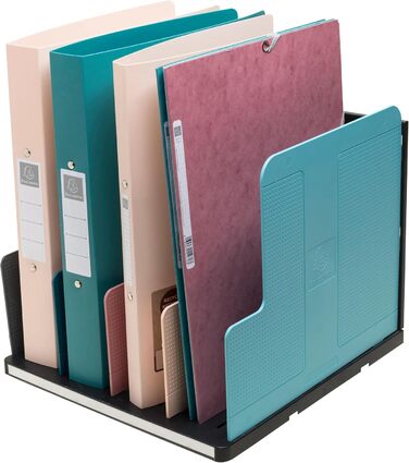 Артикул 390606D Вертикальна папка-картотека Modulotop з 5 роздільниками у скандинавському стилі для сортування пошти або документів формату A4 Розміри Глибина 30 x Ширина 28,8 x Висота 25,5 см різноманітні