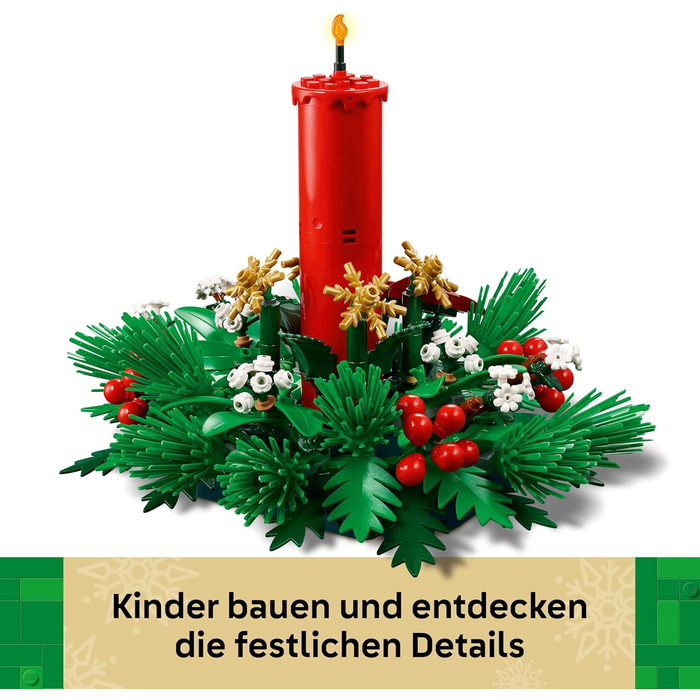 Конструктор LEGO Christmas Arrangement 40743 Різдвяна композиція, 433 деталі
