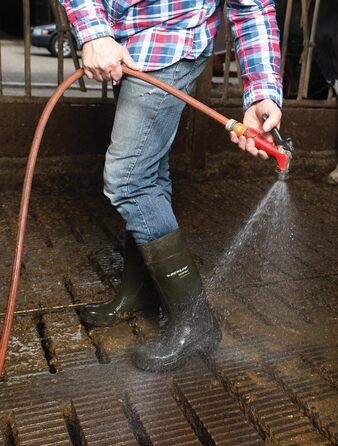 Чоловіче професійне повнозахисне промислове взуття DUNLOP Purofort, розмір 44 EU, зелене