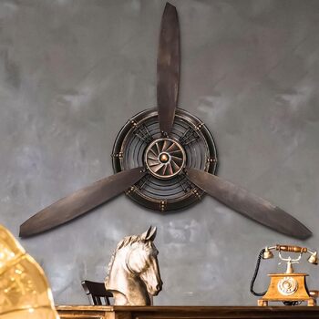 Настінне оздоблення YOUKI металеве, настінне оздоблення вітальні, настінне оздоблення, 3D картина на стіну, пропелерне оздоблення