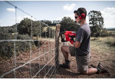 Степлер для огорожі Milwaukee 18 В, тільки корпус, червоний