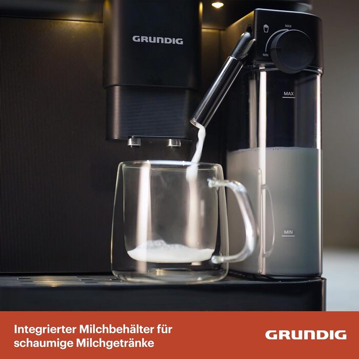 Кавомашина GRUNDIG KVA 7230, 10 видів напоїв, 19 бар
