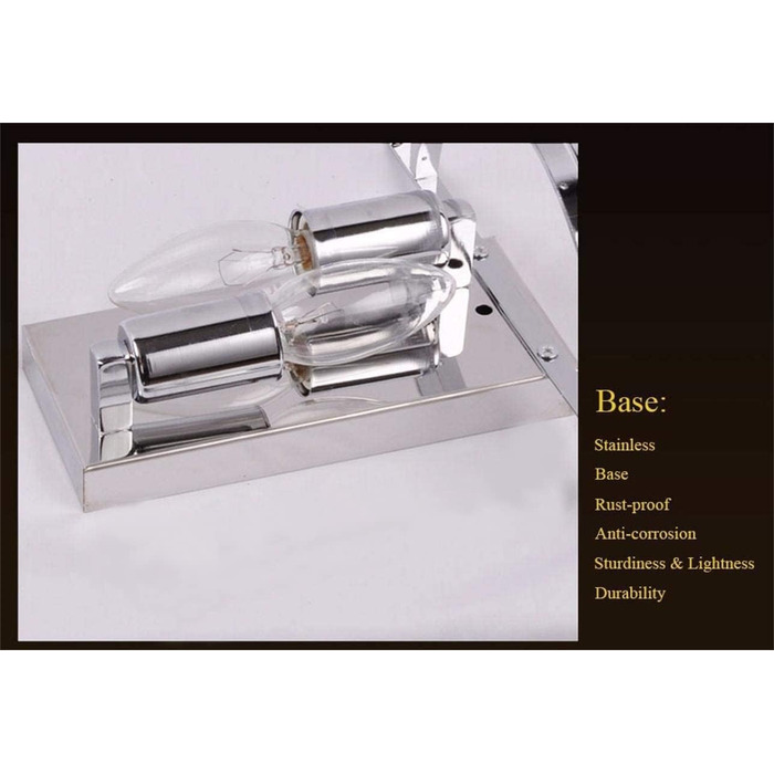 Кришталевий настінний світильник з кришталевими кулями Крапля Декоративний хромований сучасний настінний світильник E14x2 Світильн