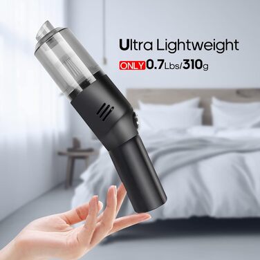 Перезаряджається ручний пилосос, USB Перезаряджається портативний легкий міні-пилосос автомобільний пилосос бездротовий, вологий і