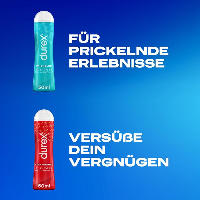 Набір водних лубрикантів Durex «Спробуй та експериментуй», 2 x 50 мл