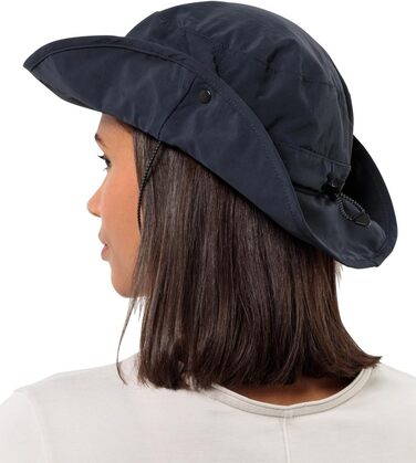 Сітчаста шапка Jack Wolfskin Unisex Sonnenhut, розмір M, темно-синя