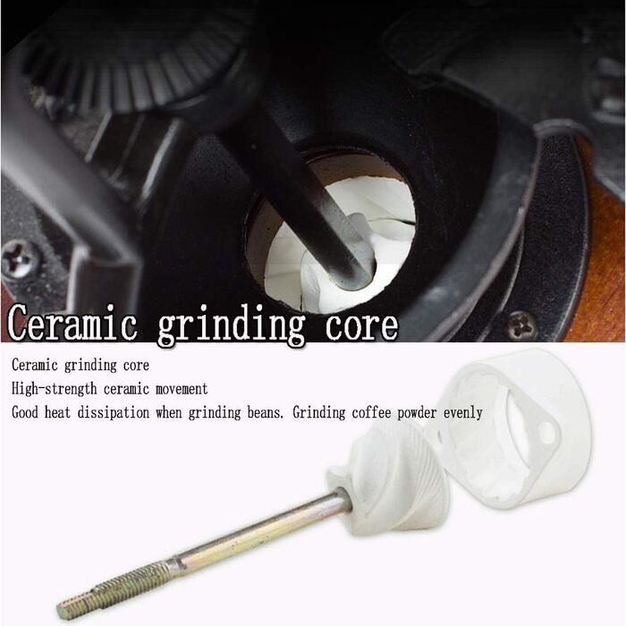 Ручна кавомолка Антикварна чавунна кавомолка з ручним приводом, регулюваннями та висувною шухлядою.