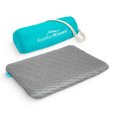 Подушка MKS Premium з піни з ефектом пам&39яті для сну на животі - висока якість та комфорт, висота 5 см, бамбуковий чохол