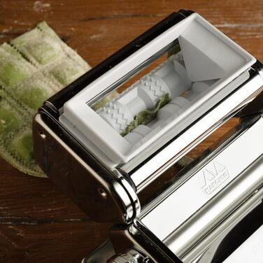 Насадка для равіолі Marcato, тканина, срібло, 17.7 x 11.2 x 9 см одинарна