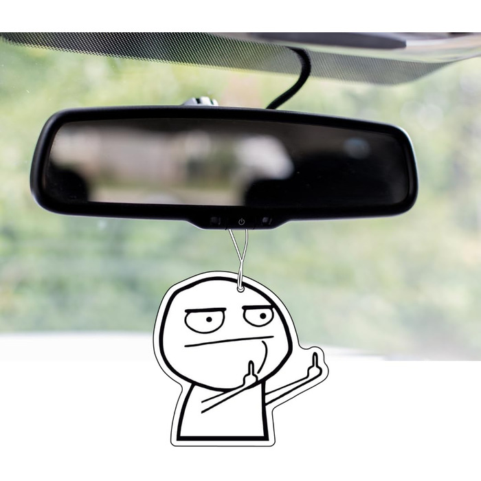 Дерево аромату мем обличчя мотив, автомобільний дозатор аромату, дерево аромату тюнінг автомобіля, автомобільний освіжувач повітря