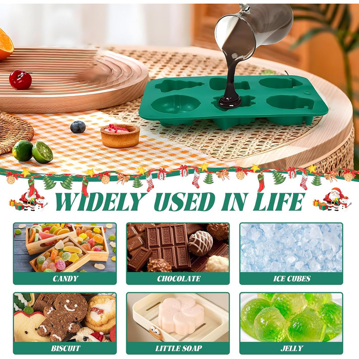 Силіконова форма з 2 елементів для випічки різдвяних тістечок Mein HERZ