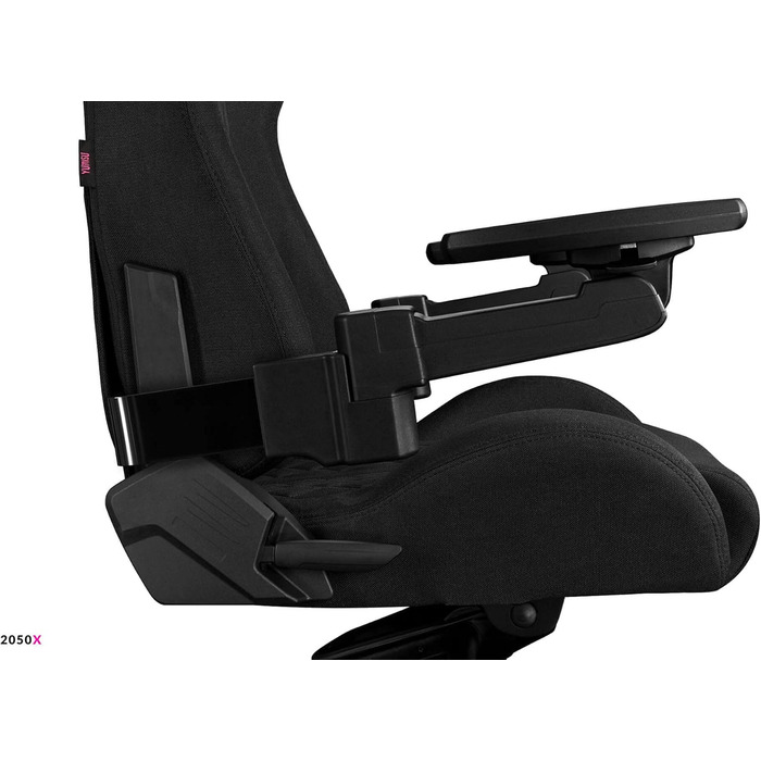 Офісне крісло 2050 шт. Ігрове крісло Чорне - Ігрове крісло з подушкою з піни з ефектом пам&39яті з велюру - Тканина геймерського крісла з підлокітниками X-Cross - Ігрове крісло з безшумними гумовими колесами - Комп&39ютерне крісло 150 кг Чорна тканина під