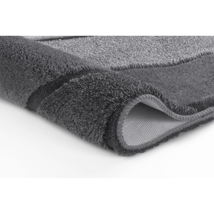 Килимок для ванної Kleine Wolke Serenade, 60 х 90 см, антрацит