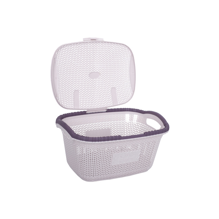 Кошик для білизни з кришкою VIOLET HOUSE POWDER Віолетта (6481527)
