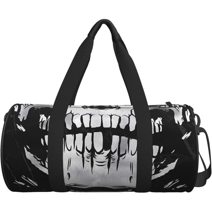 Спортивна сумка з дизайном черепа, для фітнесу, подорожей та багажу, велика дорожня сумка, сумка на нічліг та на вихідні для жінок та чоловіків