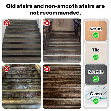Сходинки для дерев&39яних сходинок, 15 шт. , 20,3 x 76,2 см, килим, сходова доріжка, для використання всередині приміщень, нековзні килимки для сходів для дітей, людей похилого віку та домашніх тварин, 8x30 дюймів, кубічний чорний 15